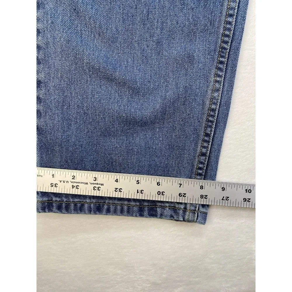 Levis 505 Jeans‎ Mens 38x32 Regular Fit Straight Leg Medium Wash